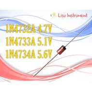 1W Zener Diode 1N4732A 4.7V 1N4733A 5.1V 1N4734A 5.6V 1N4736A 6.8V DO-41