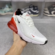 top Nk air max 270 men's and women's running shoes sports casual shoes running shoes white / Purple#