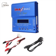 For  B6AC 80W RC Balance Charger+ Cable Digital Li-Ion LiFe Nimh Nicd PB Lipo Battery Discharger EU 