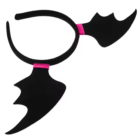 Vampire Costume Girls Hair Accessories Halloween Carnival Party Hairband Cloak Hoop Headband Miss Ba