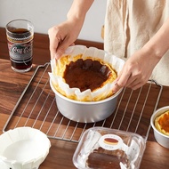 【NEW】50/100Pcs Basque Cake Liner Non-stick Cheesecake Paper Liner Food Grade Mousse Cake Paper Tray