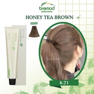 Bremod Premium Honey Tea Brown 6.71 HAIR COLORANT HAIR DYE Hair Colour Coloring BR-R308