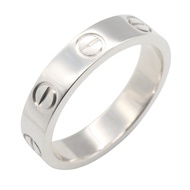 【二手】卡地亞迷你Love戒指 B4085100 K18WG（白K金）女士迷你Love戒指