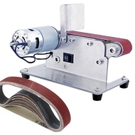 Desktop sanding machine Multifunctional sanding belt machine Small DC mini 775 sanding belt polishin