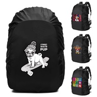 Backpack Cover 20-70L Rainproof Camping Waterproof Outdoor Dust Ultralight Travel Backpack Dog Print