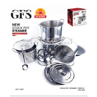 Stock Pot Steamer Stainless Steel Pot & Teapot