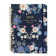 2025 Weekly Planner English A5 Agenda Planner Coil Notebook Stationery Gift Agenda Journal School Of