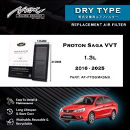 Proton Saga VVT 1.3L 2016-2025 AF-PTSGMK3MX Max Racing Exhaust Performance Drop-in Dry Type Air Filt