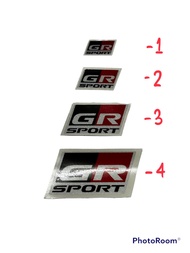 TOYOTA GR SPORT 3M LOGO STICKER ALTIS VIGO FORTUNER YARIS CAMRY สะท้อนแสง ROCCOR โตโยต้า สติ๊กเกอร์