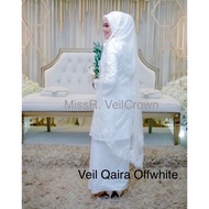 Veil Pengantin OffWhite Veil Nikah OffWhite Veil Tunang
