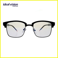 ✗ ❥ ☌ Kinetix All-Gan Anti-Radiation Shiny  Black Frame Eyeglasses for Men and Women 50-41-19-135-1