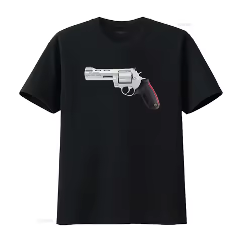 Taurus Raging Bull 454 Casull Revolver Print T Shirt Stylish Unique Design for Gun Enthusiasts vinta
