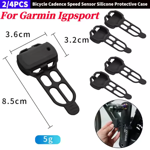 2/4Pcs Bicycle Computer Cadence Speed Sensor Silica Gel Protective Case Bike Sensor Cover For Garmin
