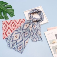 【絕版】京都抗UV圍巾-TOIRO-菱形絣(紅)