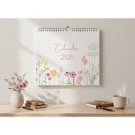 Flower 4.0 - Desk Calendar | Desk Calendar 2025/ 2026 A5 Size By Bibliocraft