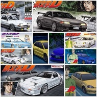 HOT WHEELS CUSTOM INITIAL D SILVIA NISSAN R32 EVO IV CICIC EK9 TRUENO