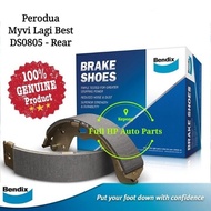 Original Bendix DS0805 Rear Brake Shoe - Perodua Myvi Lagi Best