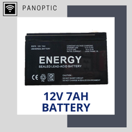 Rechargeable Battery 12V 7AH DCMOTO, Alarm, Autogate , CCTV sealed lead-acid battery backup battery Panoptic