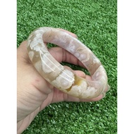 60mm sakura agate bangle