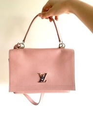 Louis Vuitton Pink Lockme Handbag
