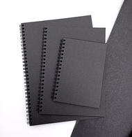 Notebook Black Paper/Sketckbook Black Paper/Buku Hitam Kertas Hitam A6/B6/A5/B5/A4