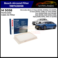 Bosch 1987435058 M5058 Particulate Cabin Air Filter for Mercedes-Benz C Class [W205 W206] E Class [W