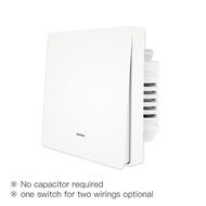 MOES Tuya ZigBee Smart Light Switch No Neutral Required No Capacitor Smart Life 2/3 Way Alexa Home