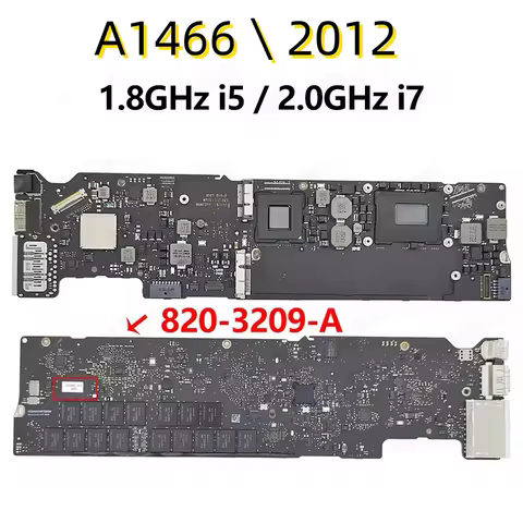 Original A1466 Motherboard For MacBook Air 13 A1466 Logic Plate i5 i7 2012 2013 2014 2015 2017 Year 