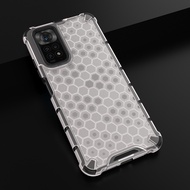 Shockproof Casing Xiaomi Redmi Note 11 / 11S Global Armor Case Poco M4 Pro 5G Hard PC Soft TPU Back Cover Transparent