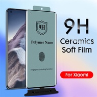 Full Glue Cover Ultra Thin Tempered Ceramic Curved Film Screen Protector for Xiaomi Mi 10 11 Pro Ultra Note 10 Lite Mix 4