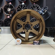 [1PC] New Sport Rim 4X4 18inch TE37 18X10.5JJ ET25 6H139.7 SAND BRONZE