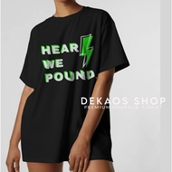 DEKAOS SHOP - POUND FIT OVERSIZE COTTON COMBED 24S T-SHIRT OVERSIZED POUND FIT GYM CLOTHES/ WOMEN'S 