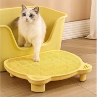 Cat Litter Box Pet Anti-Bring Out Rubbing Sand Control Table