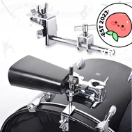 YRBWDYZDH Drum Cowbell Clamp, with Parallel Action Jaws Percussion Accessory Drum Cowbell Bracket Mo