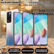 KRM Hydrogel Screen Protector For Redmi 6 / Redmi 6 Pro / Redmi 6A Redmi 5 / Redmi 5 Plus / Redmi 5A