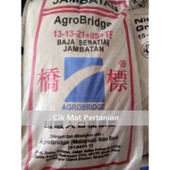 BAJA DURIAN - BUAH (UMUR 4 TAHUN KE ATAS) - BAJA BUAH SEBATIAN AGROBRIDGE 13:13:21+8S+TE - 1Kg (Loos