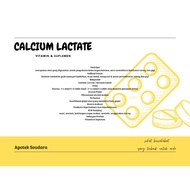 S2C Calcium Lactate 500 Mg Tablet Blister Mersi