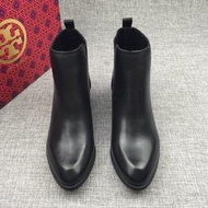 Chris代購 美國Outlet 感恩節特價 Tory Burch TB 時尚裸靴 短靴 真皮 高筒10.5cm+跟高4