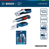 BOSCH knives set 3pcs ชุด มีดคัตเตอร์ + มีดพับ + มีดอเนกประสงค์