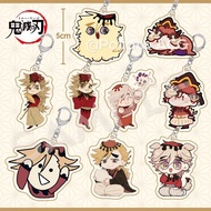 Anime Manga Demon Slayer Keychain Twelve Kizuki Douma Kawaii Demon Slayer Acrylic Kimetsu No Yaiba
