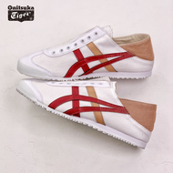2024 Onitsuka Tiger Shoes Women's Shoes Casual Sports Shoes White/wine Red Tiger Shoes Neutral Shoes