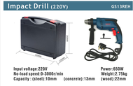 {SG In-Stock} Boss 13 RE Professional Impact Drill With Hand Tool Set With Free 15pcs Accessories{ L