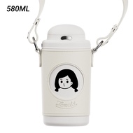 Zowoki X8 Thermos Drinking Bottle with Straw (580ml)