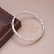 925 Silver Jewelry 925 Silver Bracelet Female Ancient Method Gold Pattern Ode Copper Bracelet Drawin