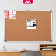 Deli Wooden Frame Bulletin Cork Message Board 18*24/24*36/36*48 inches Multi-Purpose Photo Wall