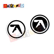Sticker band Aphex Twin rounded logo sticker DJ EDM