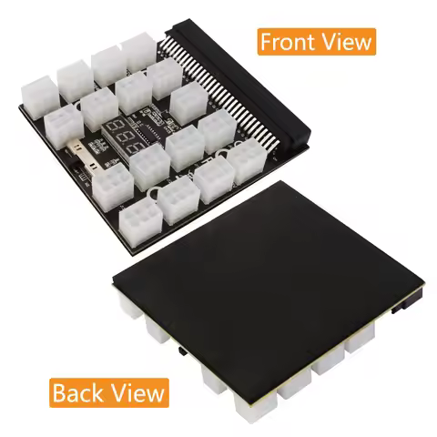 Power Supply Breakout Board for HP 750W/1200W GPU PSU Power Module Server Card Conversion 6Pin to 8P