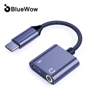 BlueWow S36 2 In 1 Type C To Audio Jack And USB C Charging Adapter (3.5mm)
