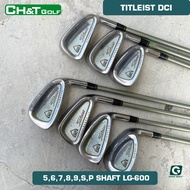 Titleist DCI 7-piece women iron golf club set: 5, 6, 7, 8, 9, P, S. LG-600 shaft Flex L