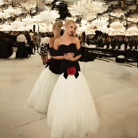 Photoshoot Black White Tulle Dresses Layered Sweetheart Party Dress Long Backless Pretty Lush Long F
